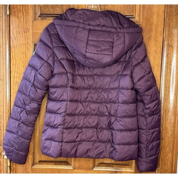 Madden NYC Puffer Jacket Coat Purple Plum Women's size SMALL - Picture 3 of 7